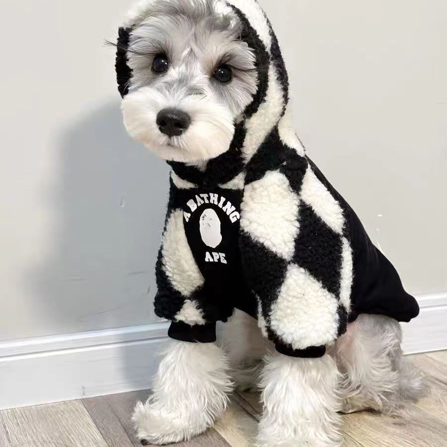 狗衣服冬季保暖宠物猫咪衣服秋冬小型犬泰迪博美雪纳瑞衣服防掉毛