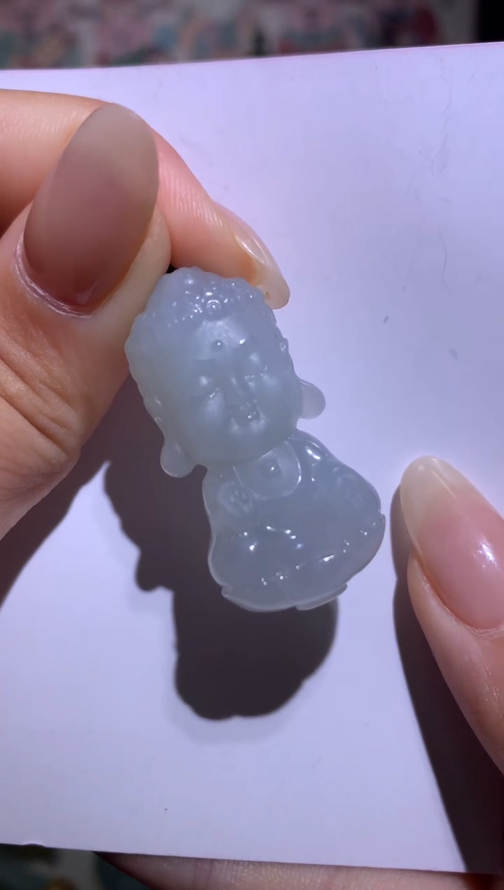 【闪购商品】翡翠颈饰未镶嵌阿弥宝宝佛