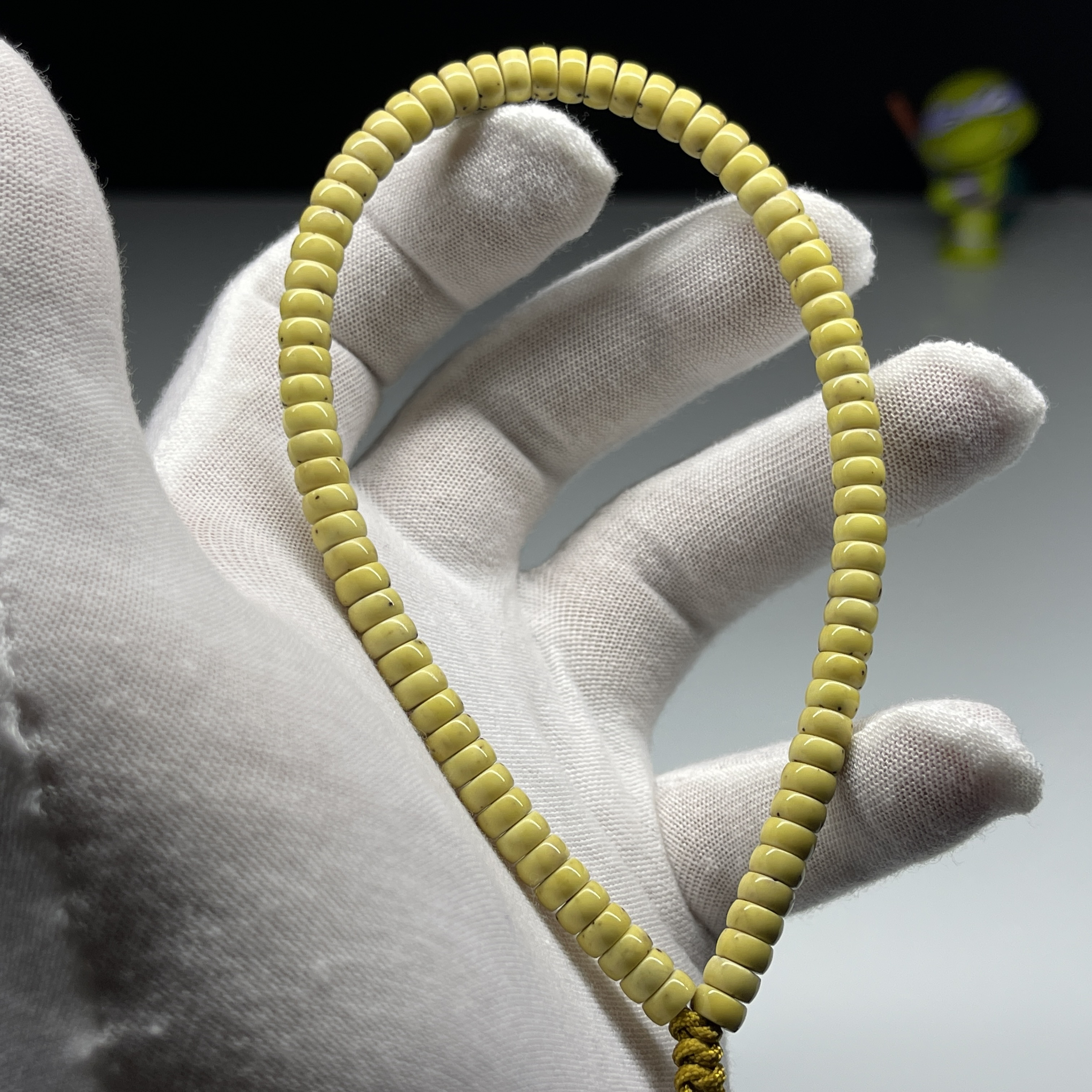 星月菩提药片 6X3.2 数星星药片手持 同枝石玉骨瓷白料 打底80粒