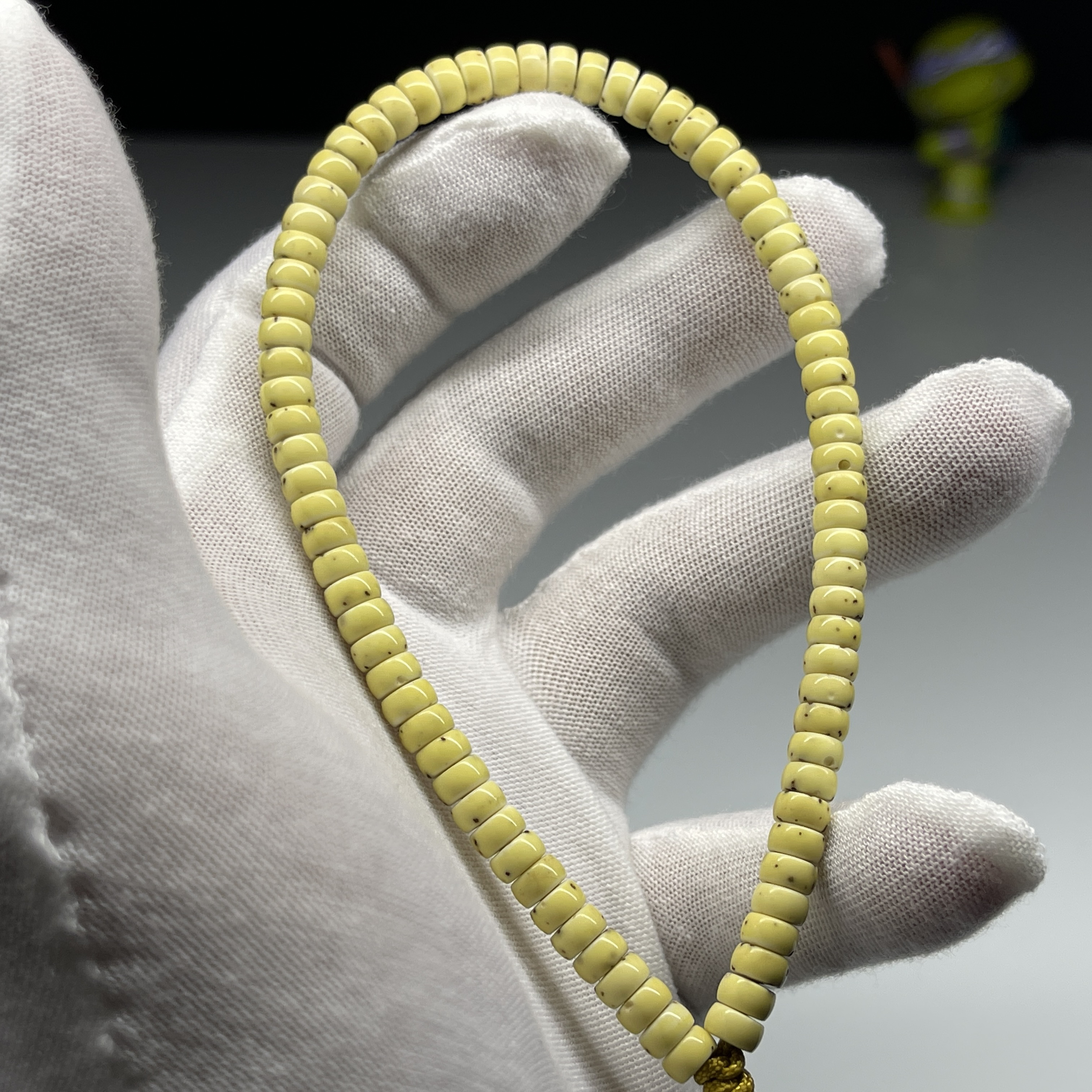 星月菩提药片 精卡5.8X3.2 数星星药片手持 同枝瓷白料已打底80粒