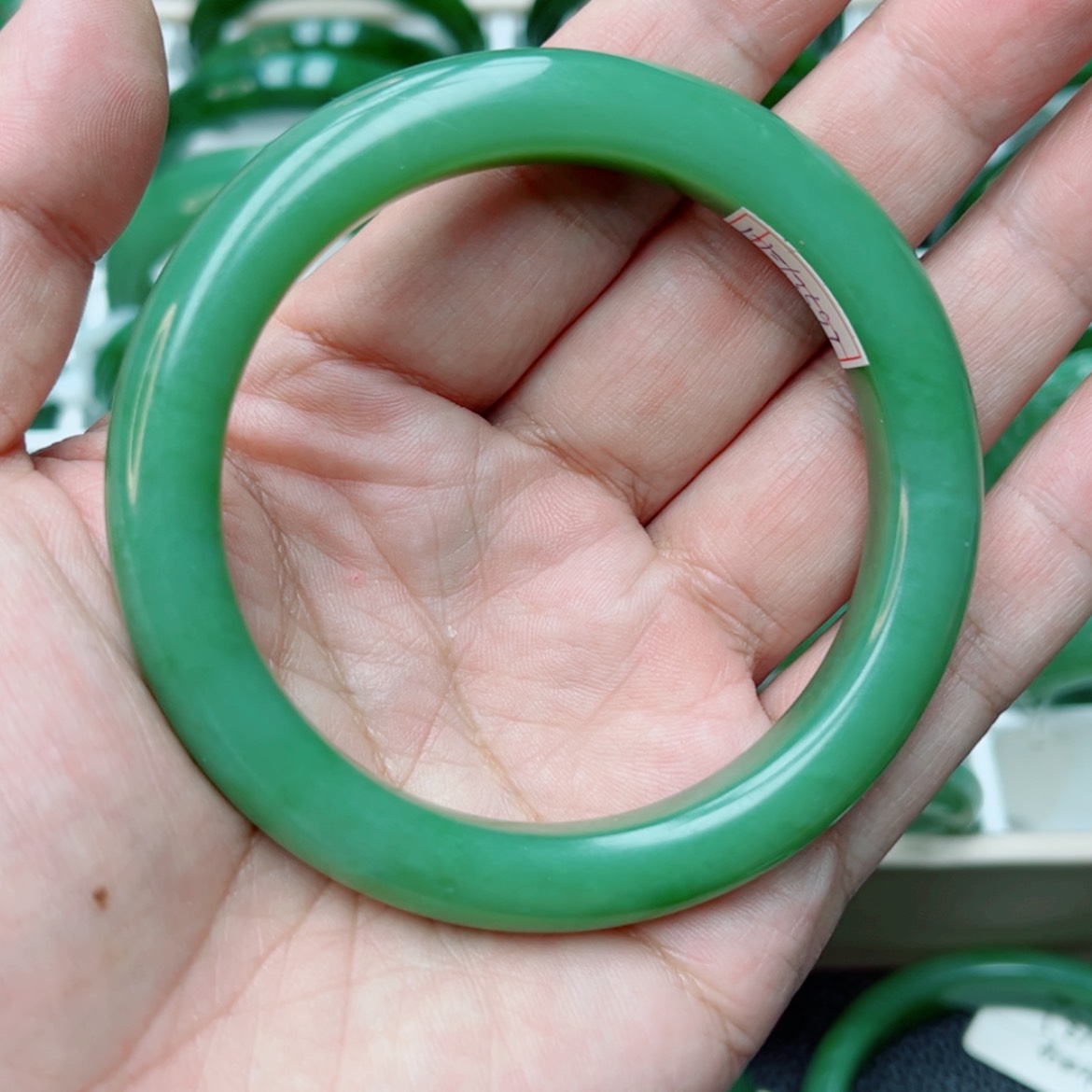 【闪购商品】和田玉手镯未镶嵌月*90～0