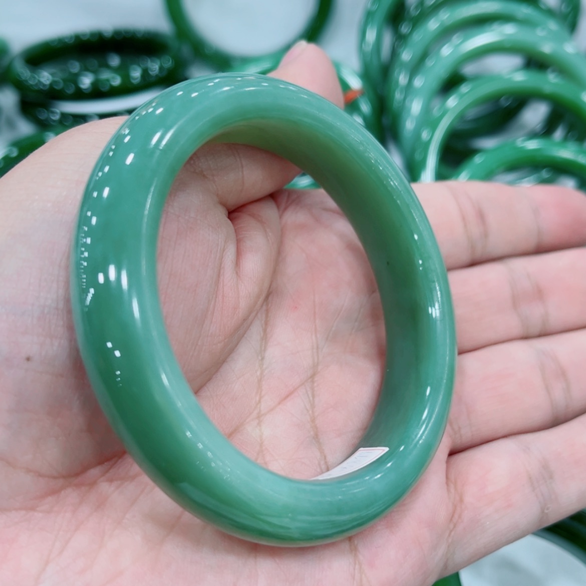 【闪购商品】和田玉手镯未镶嵌用****哥57～0