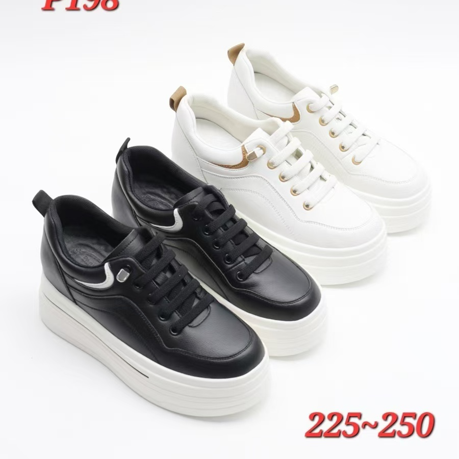 【韩国设计师衣吧】秋季新款高级减龄舒服内增高厚底休闲鞋