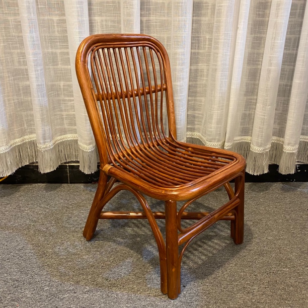 藤缘居天然真藤藤编休闲小靠椅阳台椅