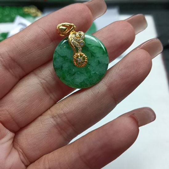 【闪购商品】翡翠颈饰银S925镶嵌