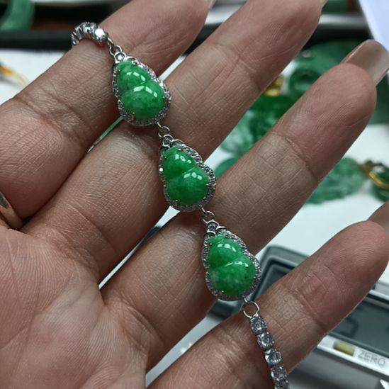 【闪购商品】翡翠颈饰银S925镶嵌