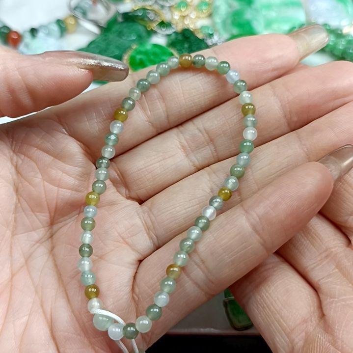翡翠颈饰未镶嵌翡翠成品