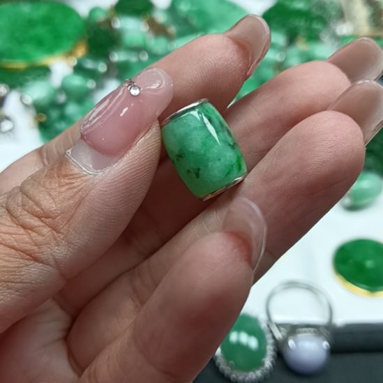 【闪购商品】翡翠颈饰银S925镶嵌