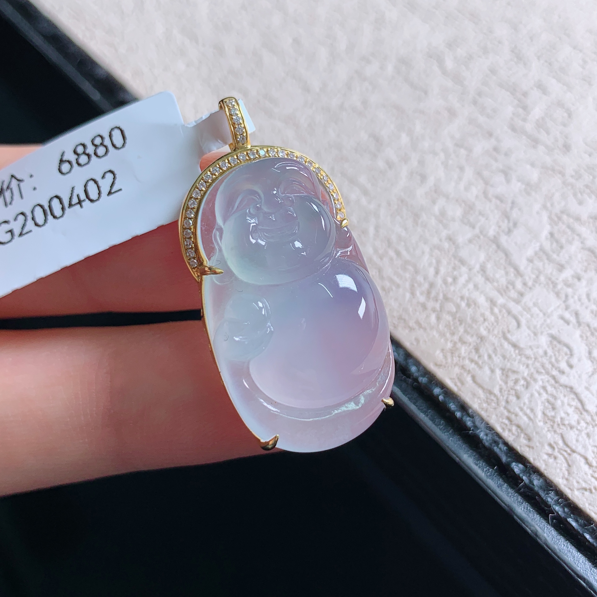 缅甸天然翡翠A货老坑冰种佛公高品质吊坠玉石玉器珠宝挂件