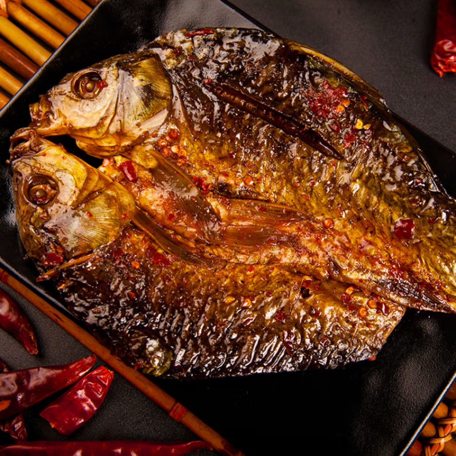 【中辣】湖南特产杨矮子卤制即食回味零食鲜香辣手撕酱辣鱼常德发货