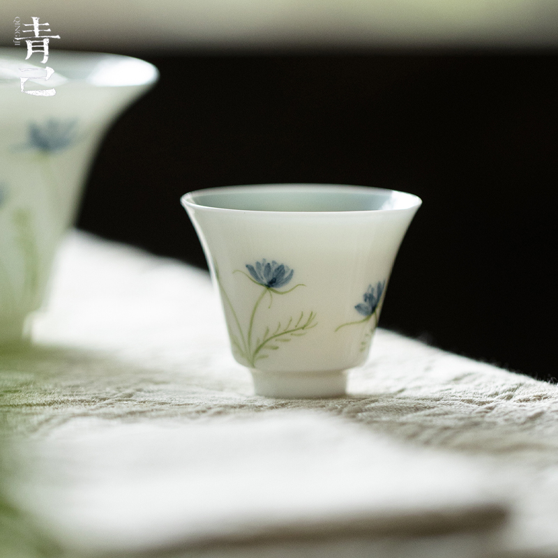青己-西子蓝-蓝梦风吟-思远茶杯