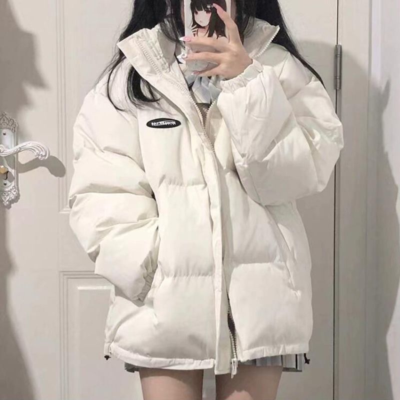 波司豋oversize面包服短款羽绒服衣棉服女2023年新款潮秋冬季外套