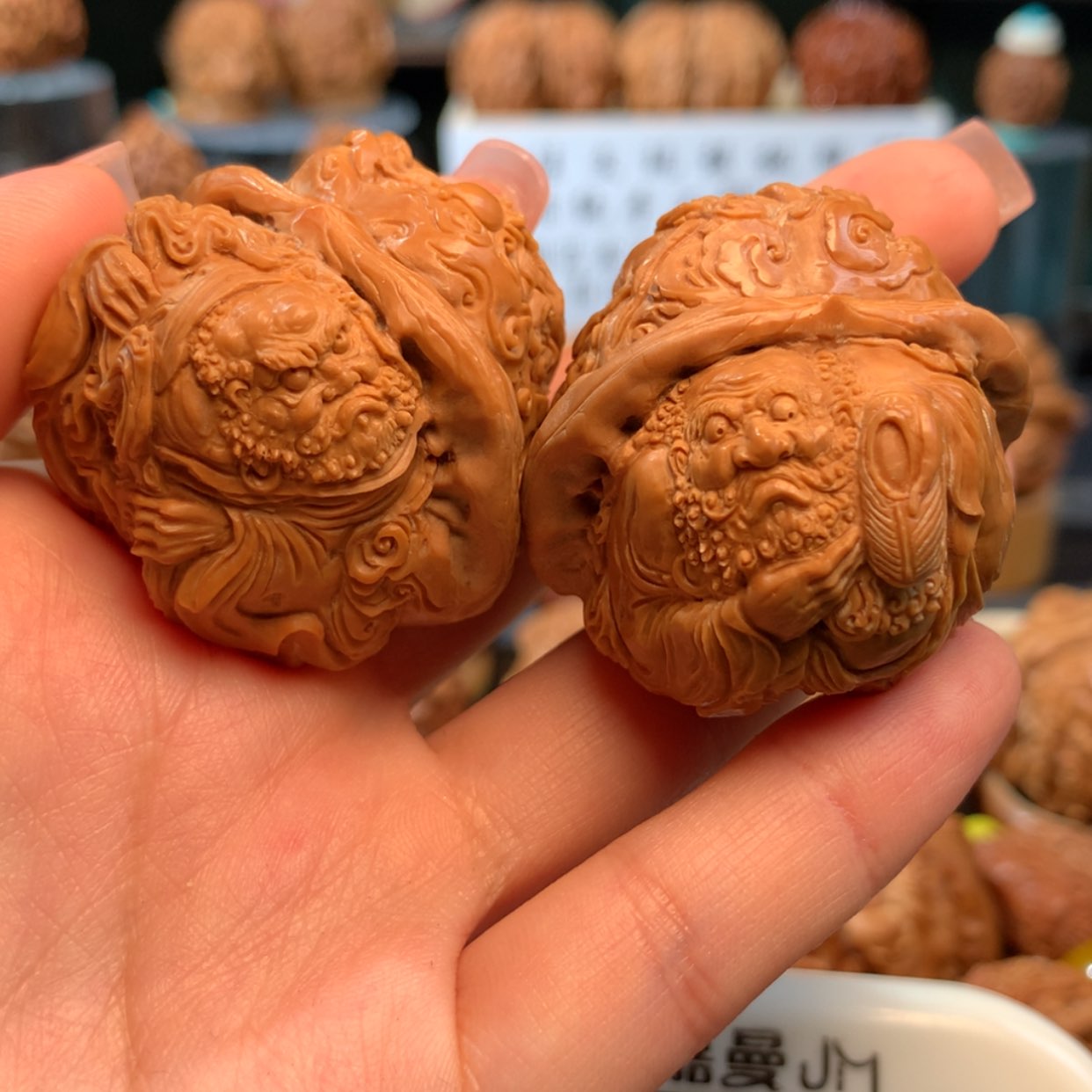 【闪购商品】文玩核桃把件谷****）1022