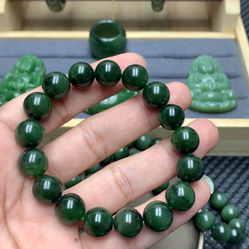 【闪购商品】和田玉（碧玉）手串未镶嵌?*.