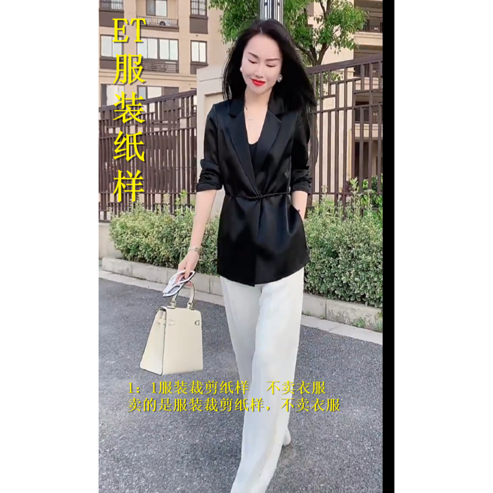 23631   时尚西装套装服装裁剪   不是衣服