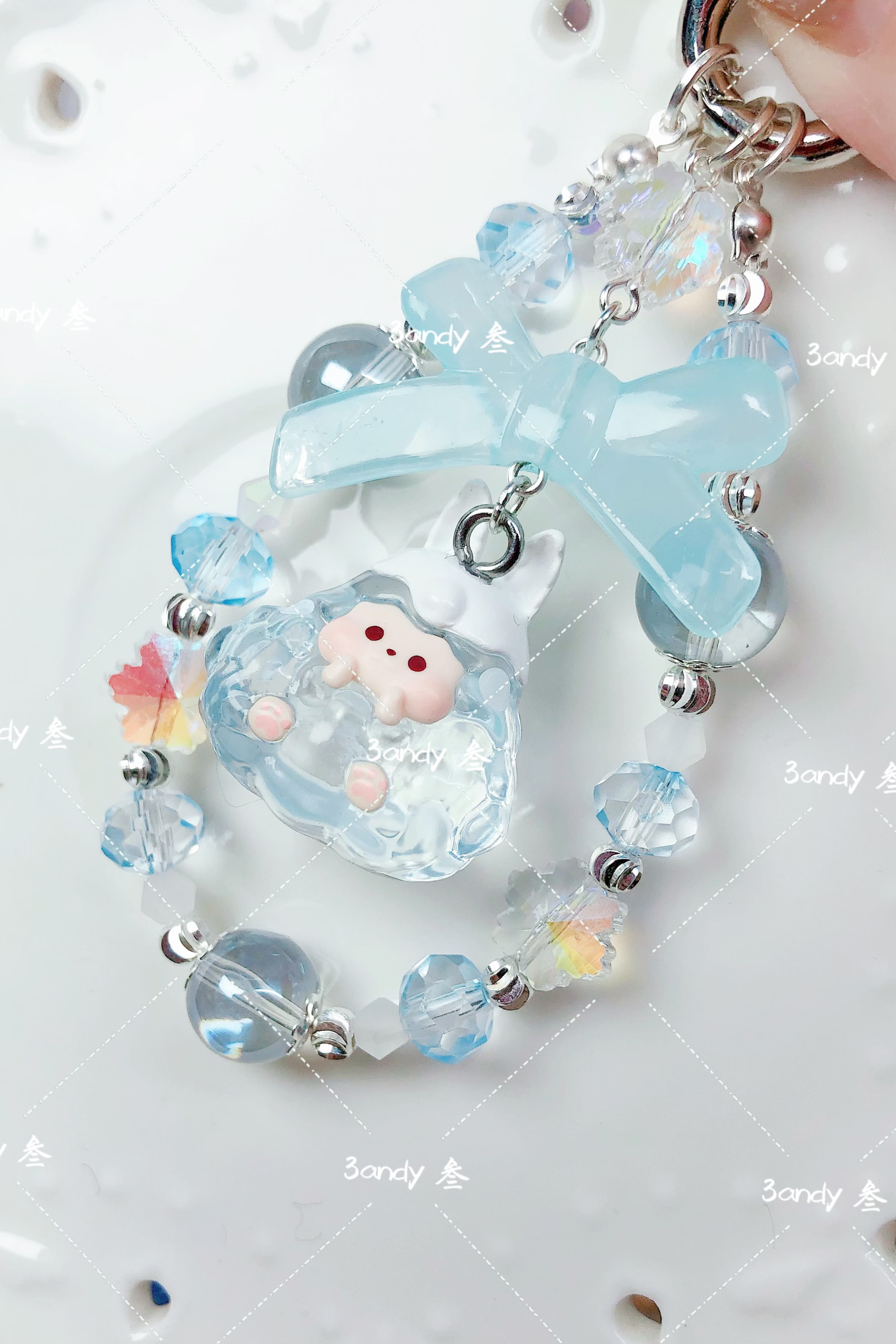 原创手工DIY手机链挂绳