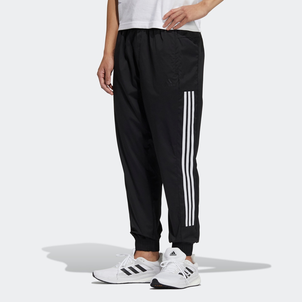 adidas Summer wv Pants运动梭织束脚长裤男款黑色 HD0351