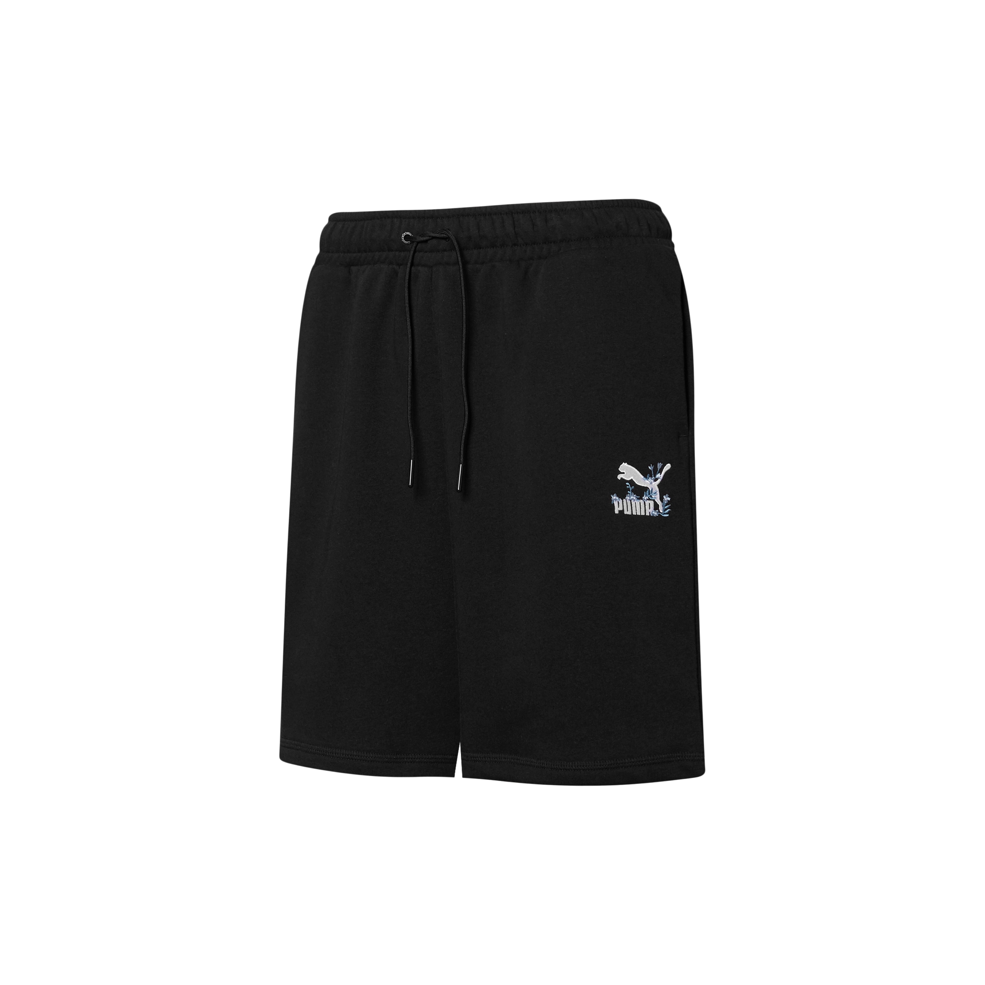 PUMA/彪马 D018 533213-01    女士黑色运动印花时尚简约宽松短裤