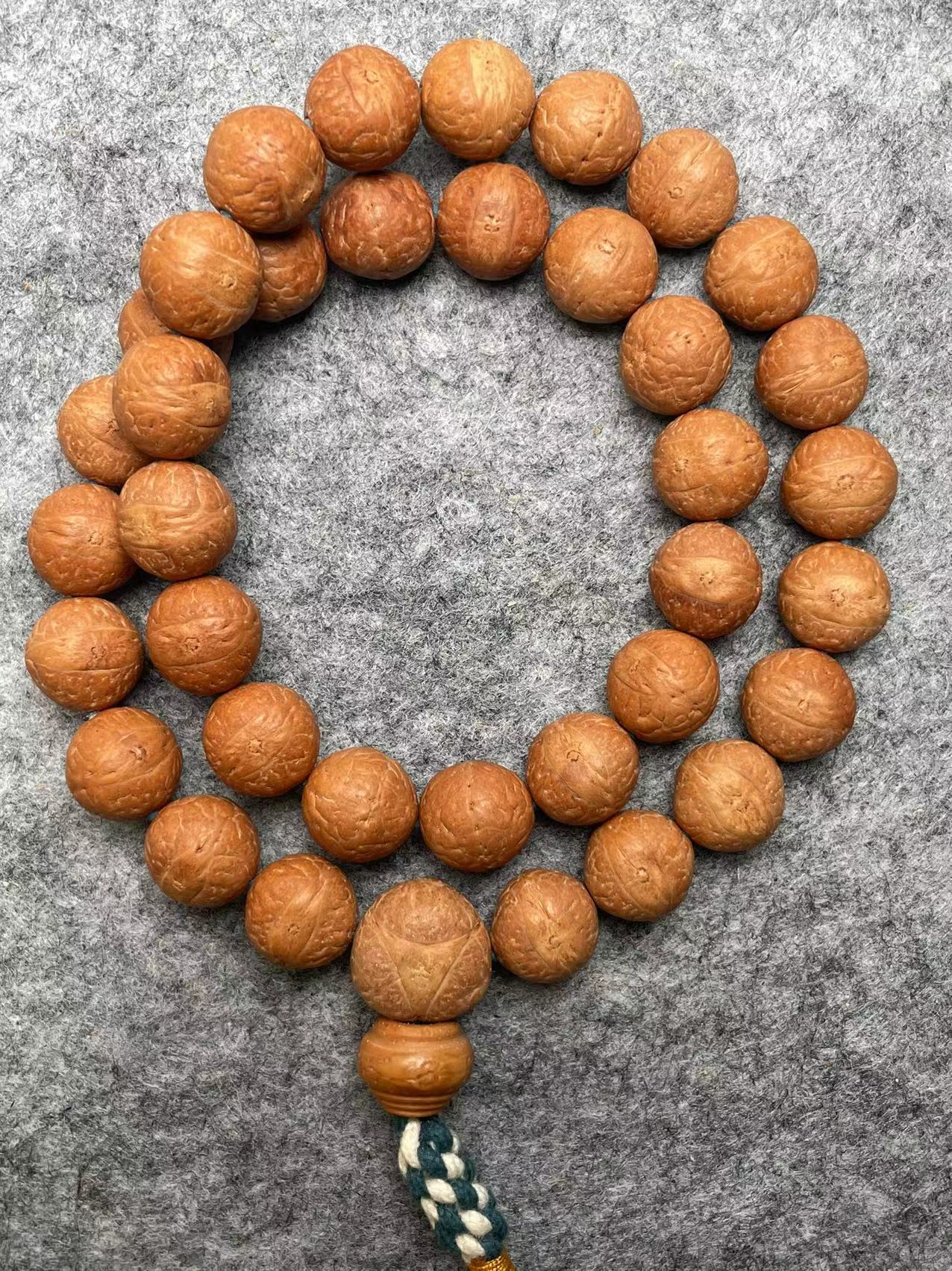 13mm凤眼菩提36颗手持精品同树籽尼泊尔