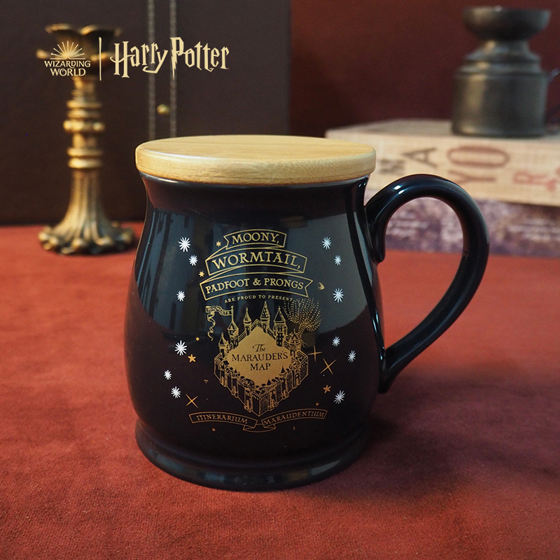 哈利波特正版活点地图热水温感变色马克杯居家日用杯子喝水陶瓷杯