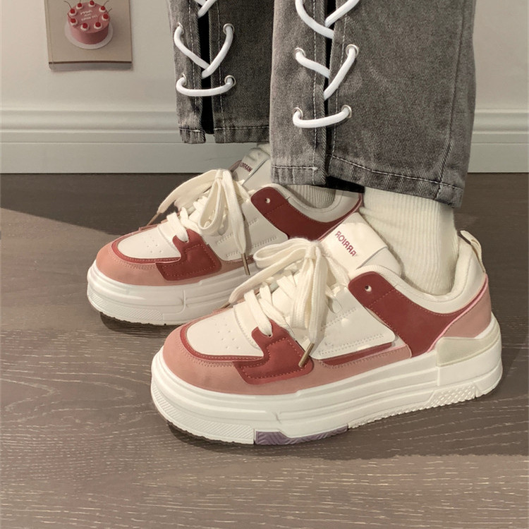 四季休闲小白鞋女春秋季ins潮板鞋2023年新款百搭休闲运动鞋