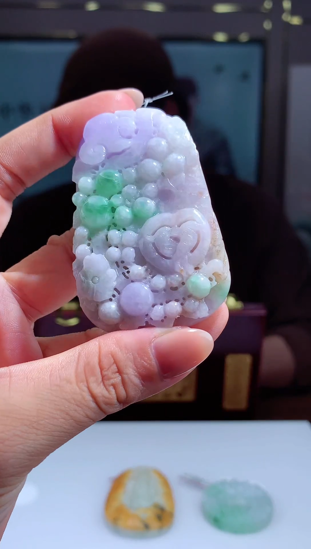 【闪购商品】翡翠挂件未镶嵌天然翡翠A货