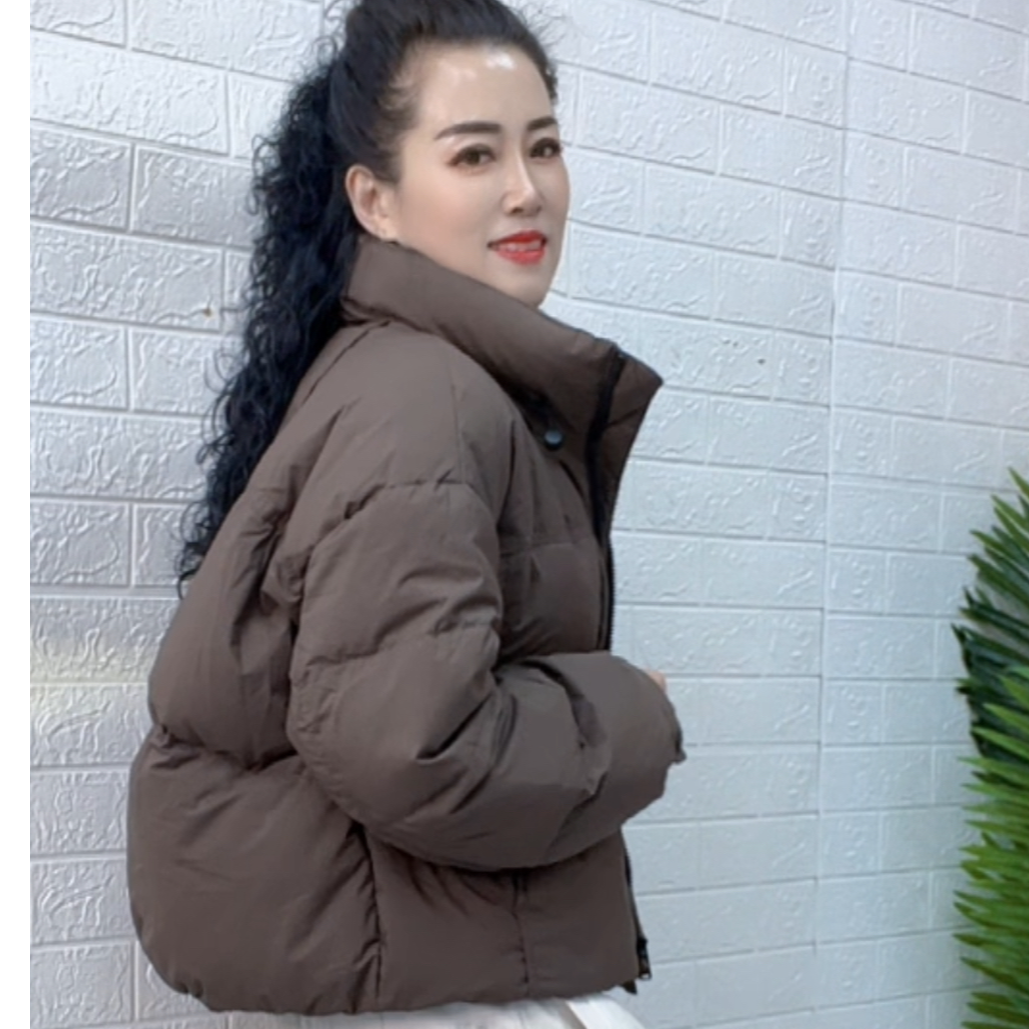 欧洲站韩版羽绒服女冬季新款加厚保暖短款面包服外套潮