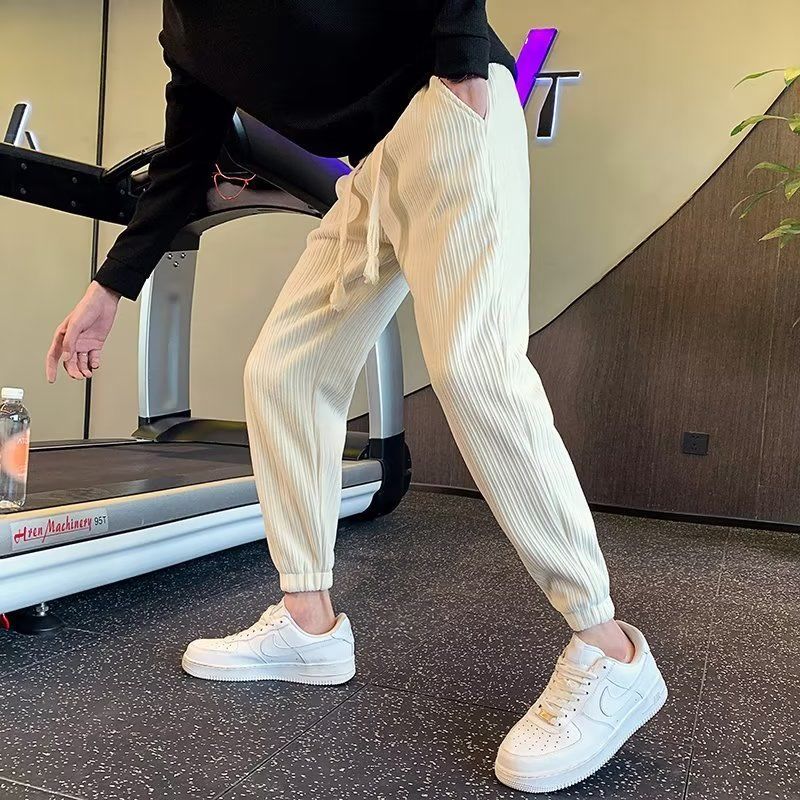 【小扬哥专属】春秋季卫裤男韩版2023纯色新款爆款痞帅高级感休闲