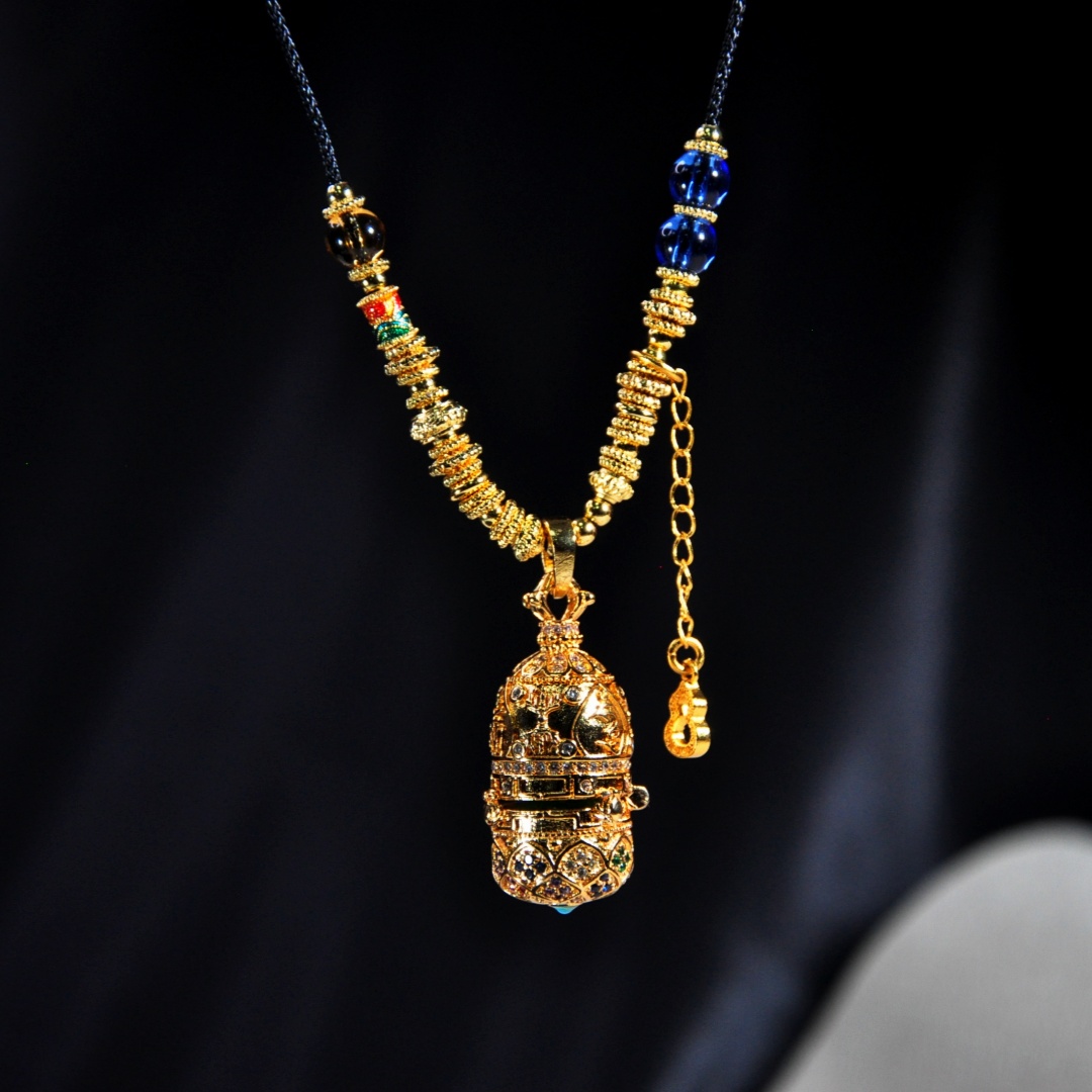 非金属布艺吊坠 【千万福】能言度度●随身F民族风设计项链-A1090200