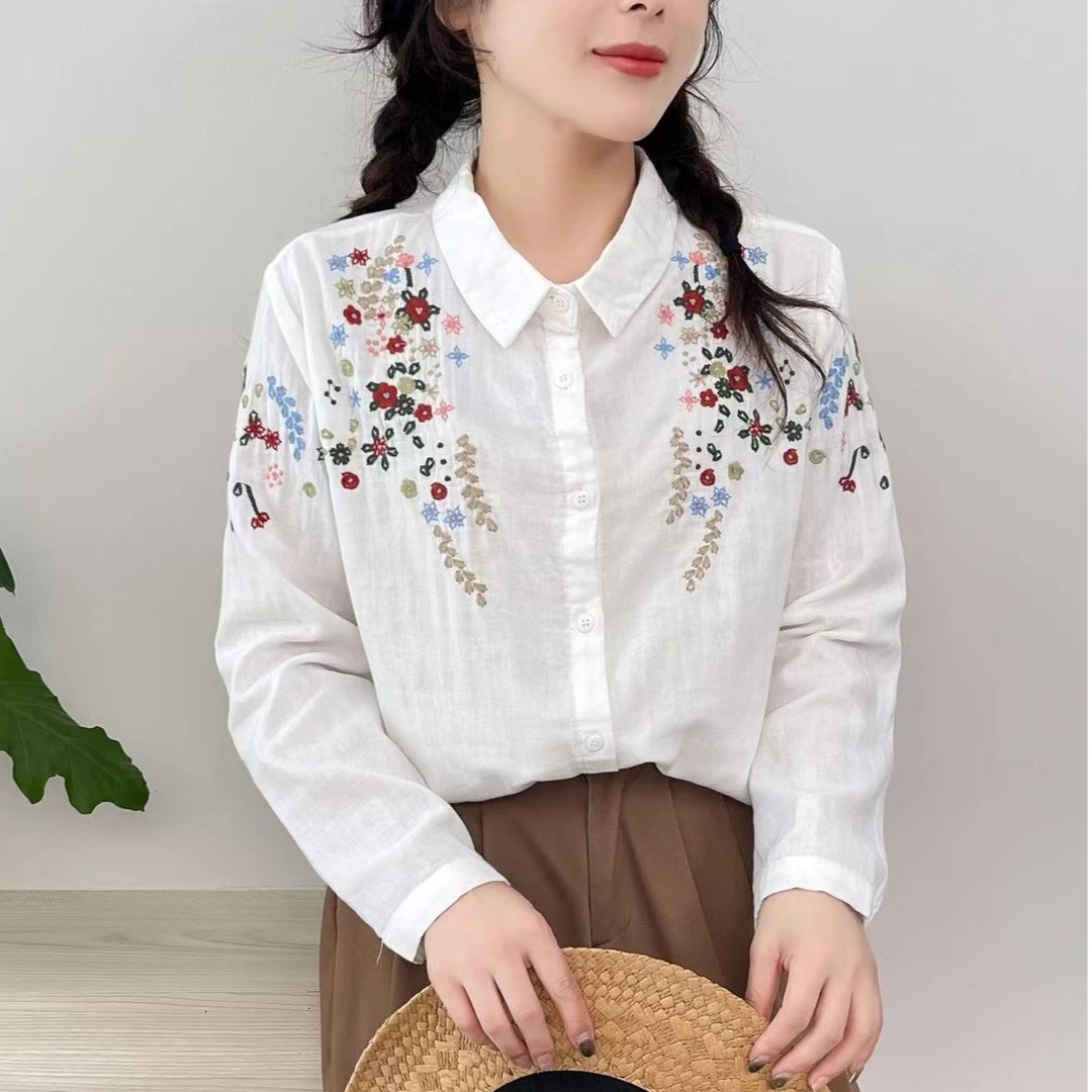 【断码衬衫001-034】纯棉衬衫合集春秋显瘦百搭打底长袖衬衣