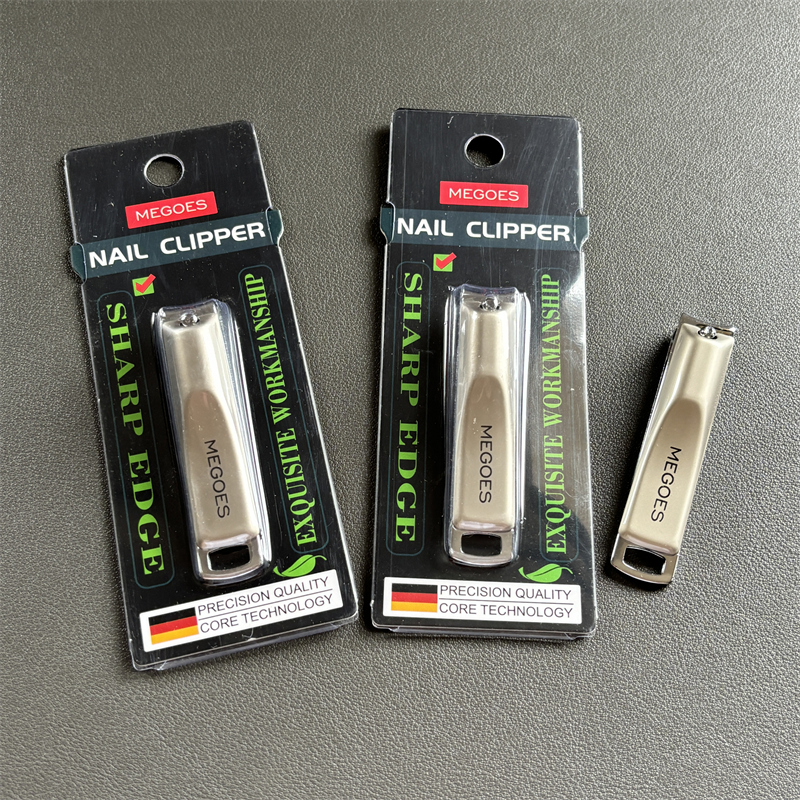 出口单~不锈钢+碳钢指甲钳成人儿童随身美甲便携指甲刀家用指甲剪