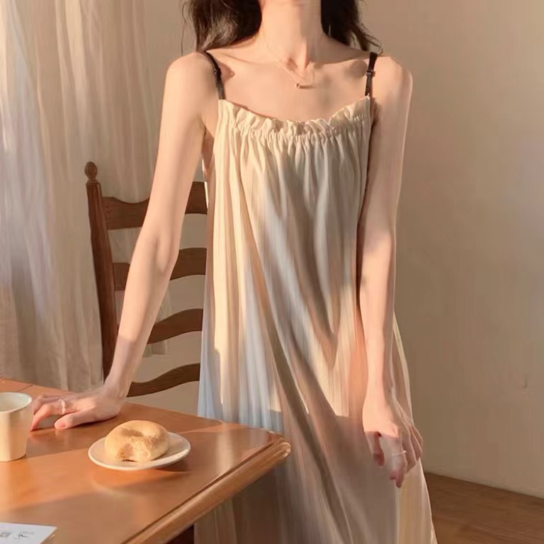 新款睡衣女士韩系睡裙家居服