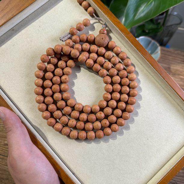 尼泊尔11毫米小凤眼菩提108佛珠念珠手串