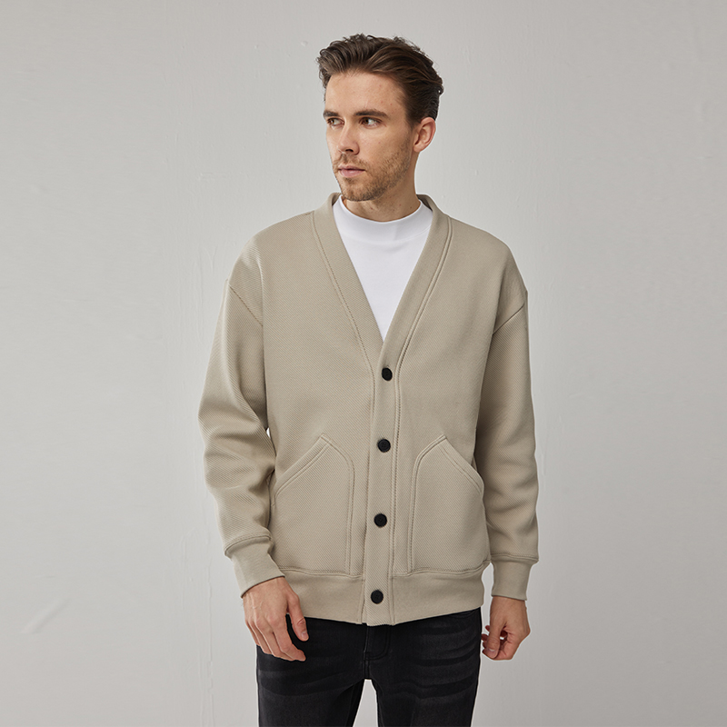 HECHTER男士新潮开衫百搭夹克外套TJ12010