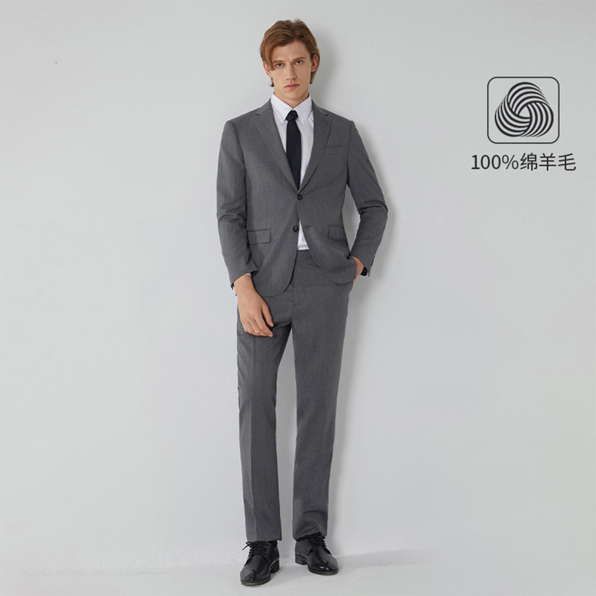 HECHTER休闲舒适简约百搭西装裤男士TX22001