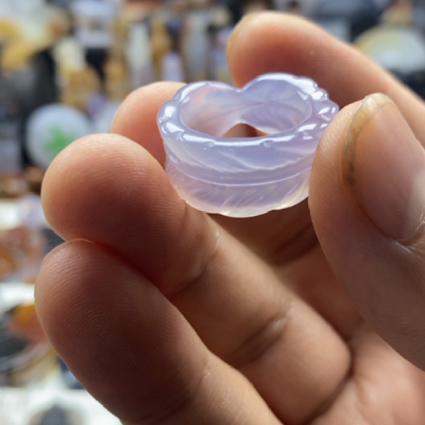 【闪购商品】玛瑙/玉髓挂坠未镶嵌蕾