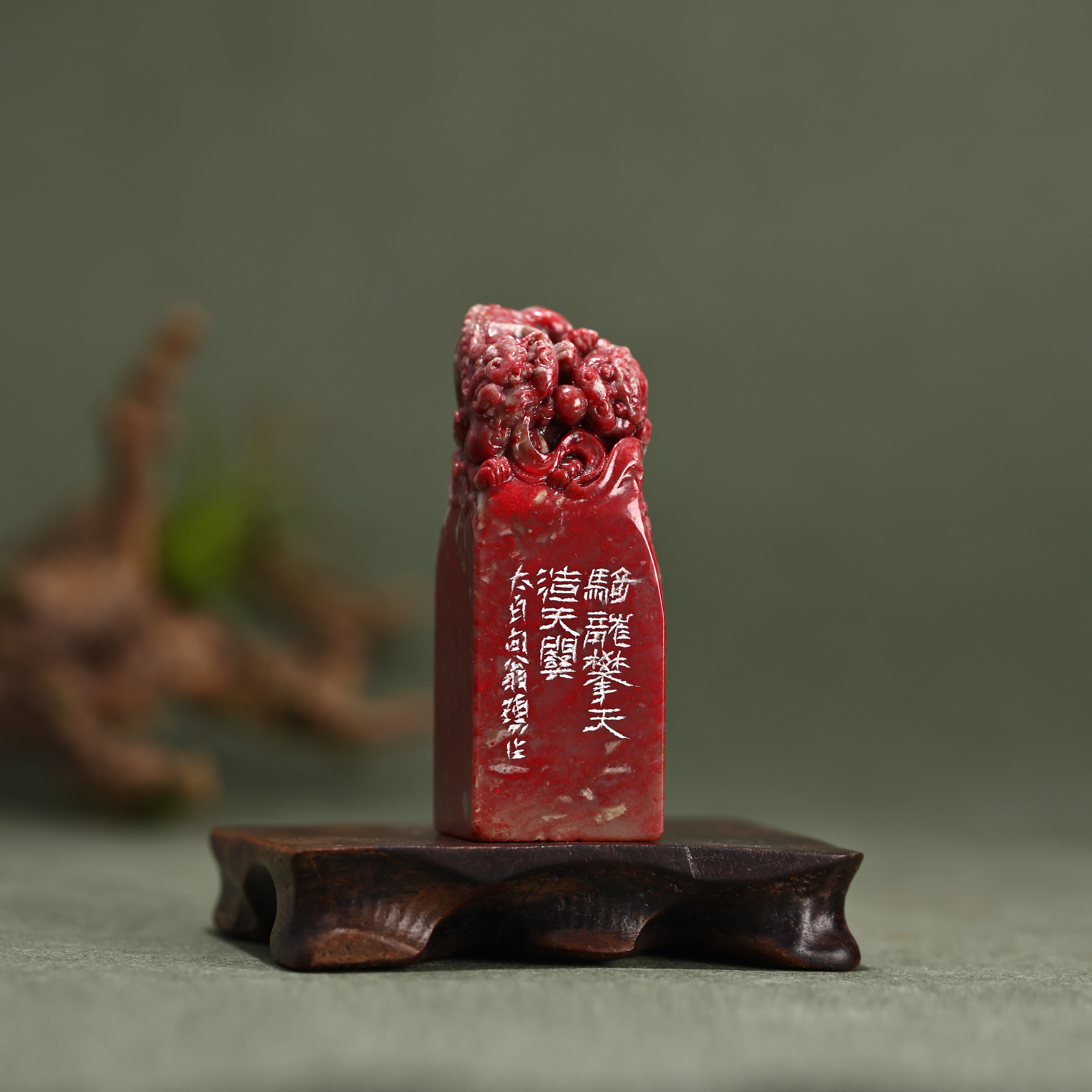 解物篆刻许雄志篆刻SY8360骑龙攀天造天关