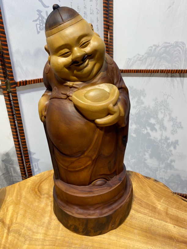 香樟木整木整雕地主老财