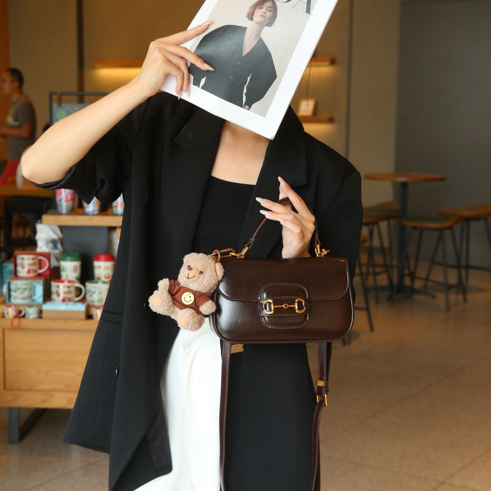 2025秋冬新款腋下潮流复古手提单肩斜跨包时尚女包 7250