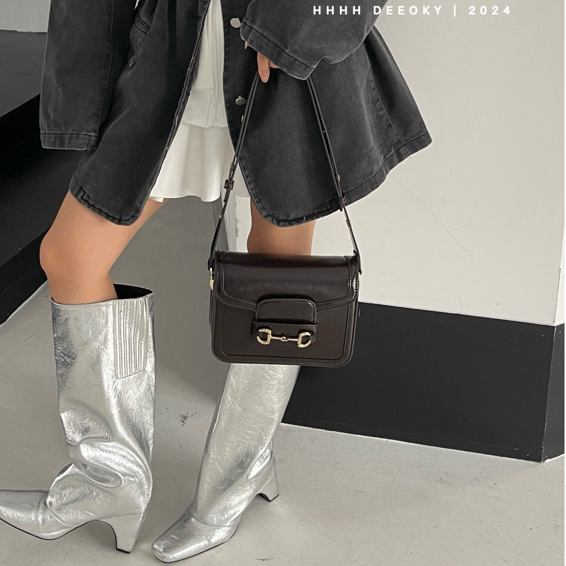 2024玛莎秋冬新款雅丹风腋下潮流复古单肩斜挎包韩版女包 7020