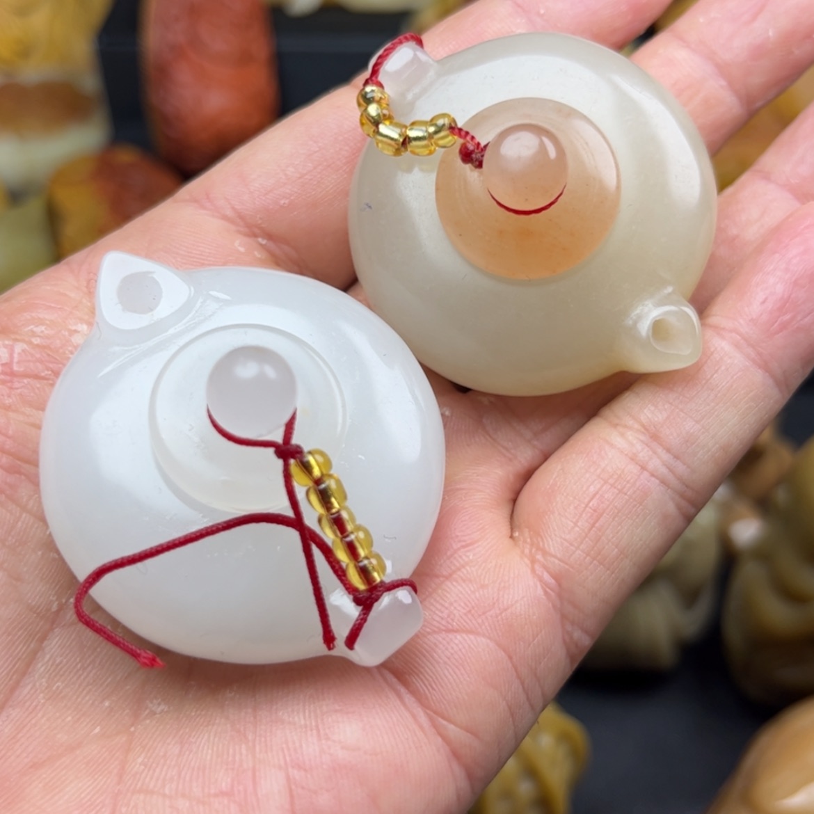 【闪购商品】石英质玉颈饰合金真***单