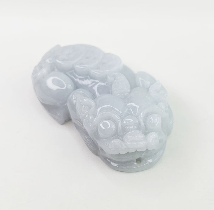 翡翠挂件正品缅甸翡翠a货三钱貔貅吊坠背铜钱玉貔貅挂件男女款