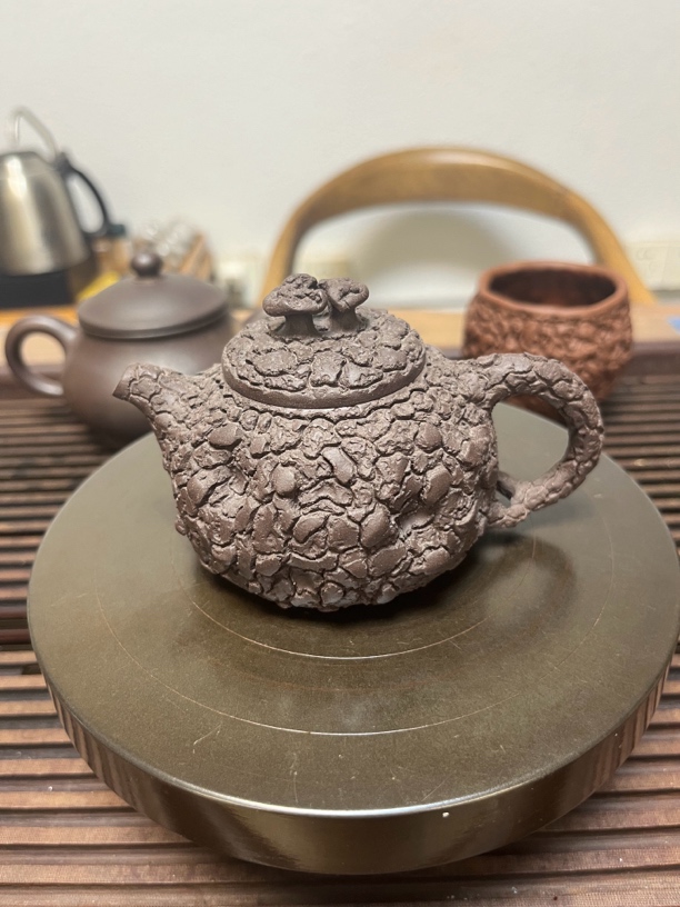 供春壶，180cc，采用黄龙山原矿老紫泥，实力派陶手全手工制作