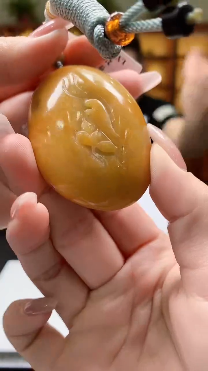 【闪购商品】定制翡翠未镶嵌8004jj-毛货挂件42
