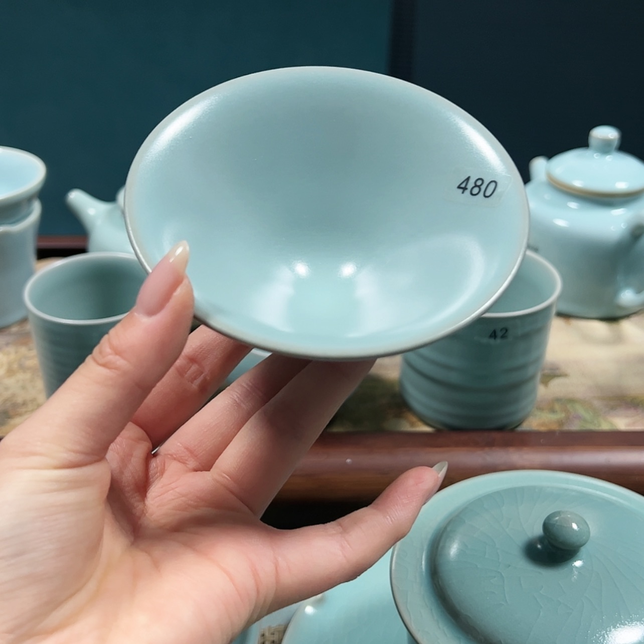 【闪购商品】瓷手工斗笠