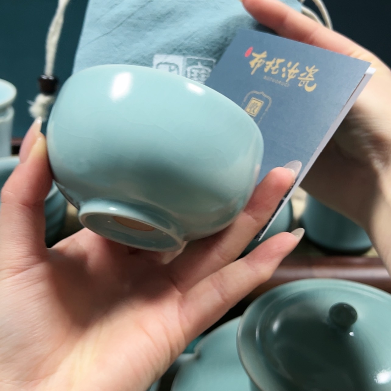 【闪购商品】瓷布托手工单杯