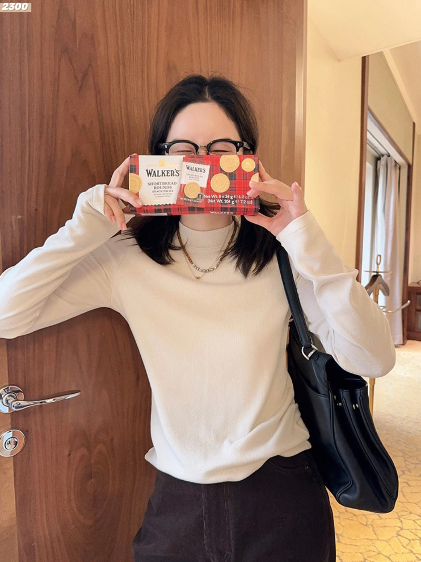 叙旧姑嫂小中领百搭舒服绒打底T恤2301