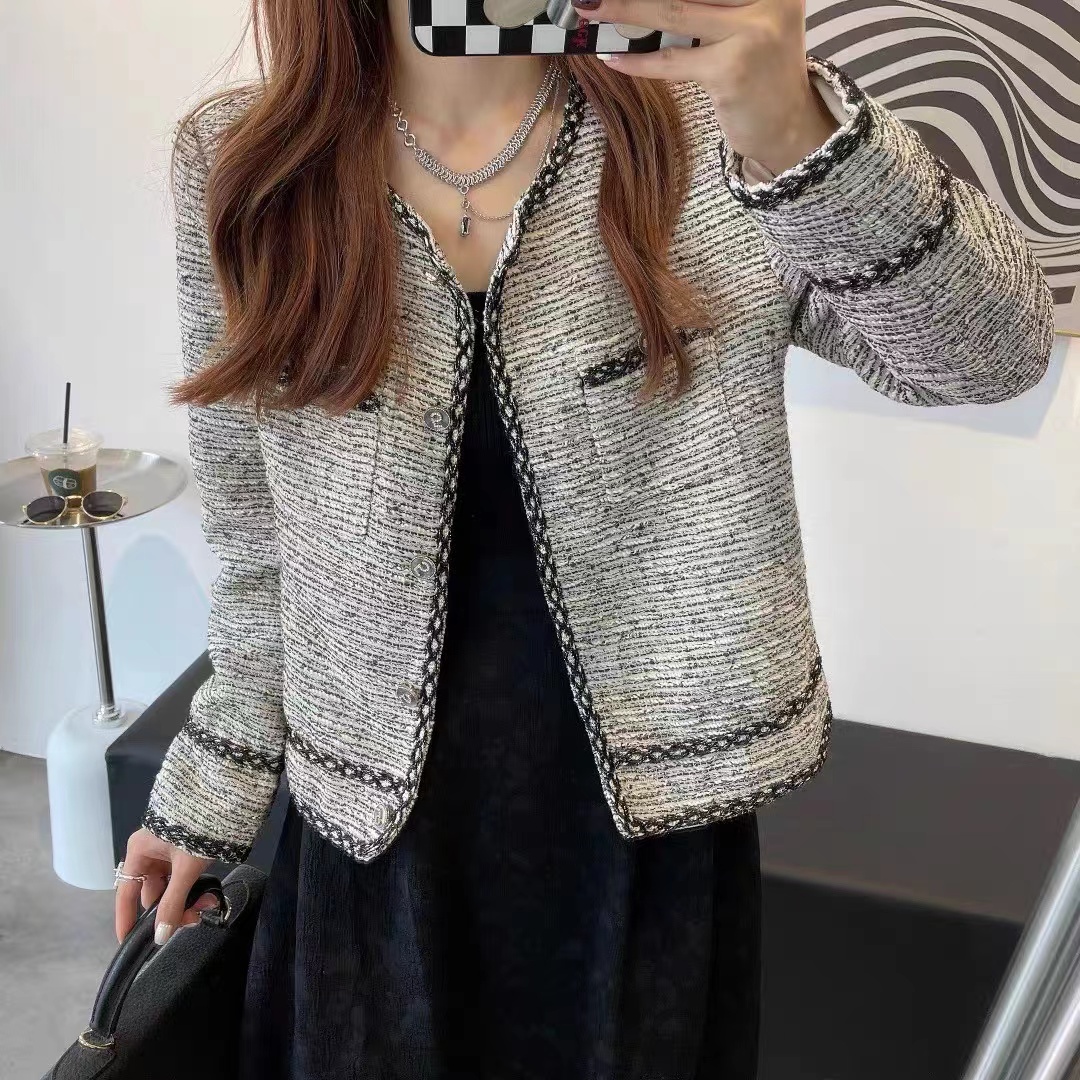 1600-1649现货入库2025新款女装显瘦气质时尚秋冬厚外套