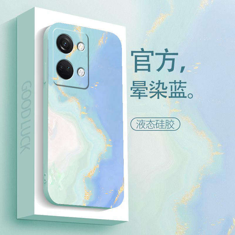 一加ACE2V手机壳防摔1加ACE2V镜头全包液态硅胶软壳新保护套水彩
