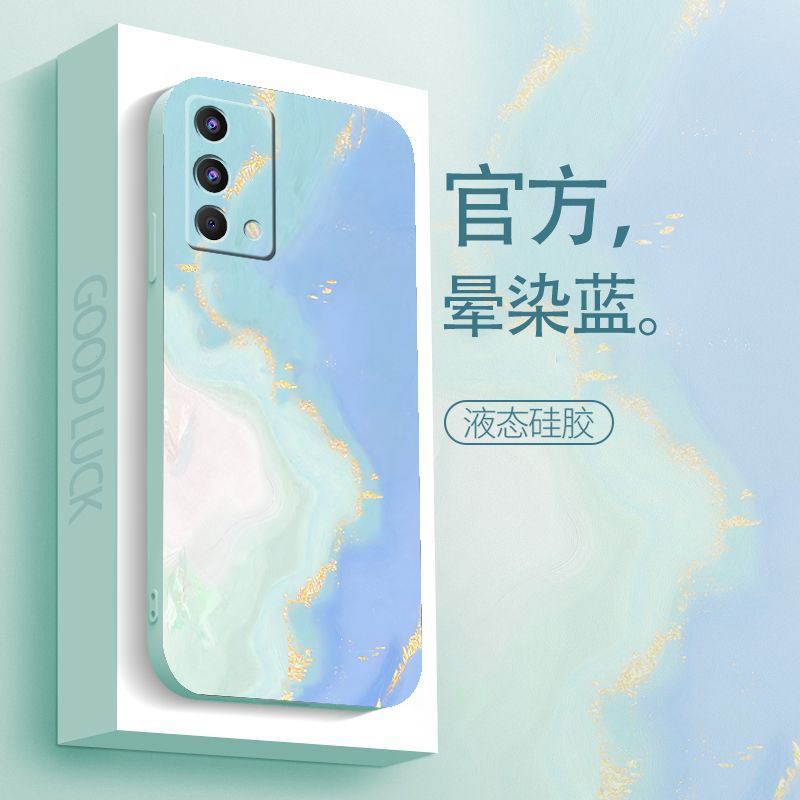 OPPOk9手机壳防摔k9镜头全包液态硅胶软壳新网红保护套水彩高级感